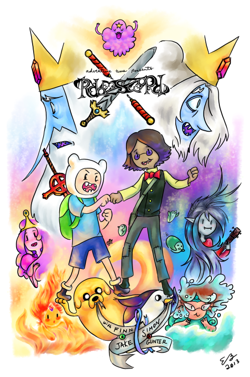 Adventure Time Reverseworld with Finn, Simon, Jake