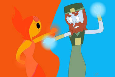 Meltdown AU: Peter Petrikov vs Flame Princess