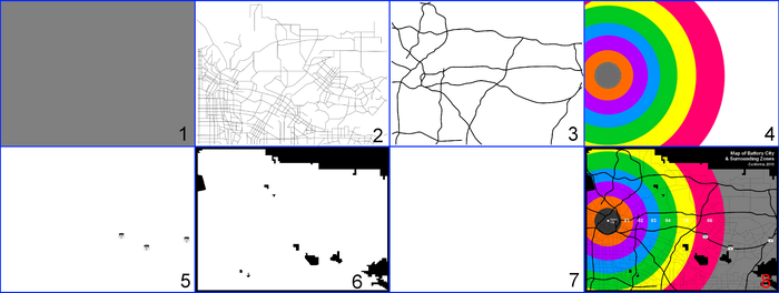 Battery City Map -Process-