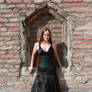 STOCK red haired woman gothic VI