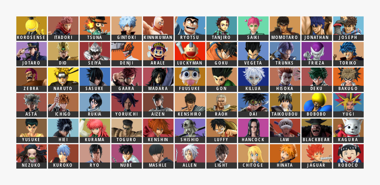 {OUTDATED} J-Stars Victory Vs. 2 by ShadowDeadpool100 on DeviantArt