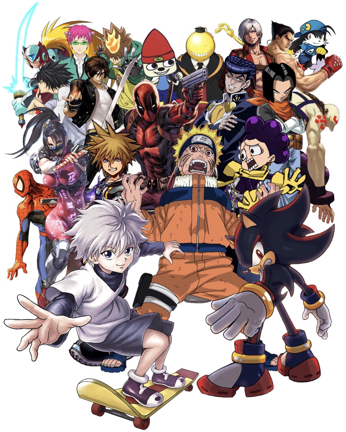Characters Collages Deviantart Character Collage by ShadowDeadpool100 on DeviantArt