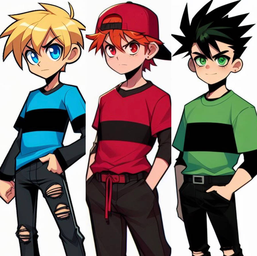 Rowdy Ruff Boys Anime (Ai) by ShadowDeadpool100 on DeviantArt