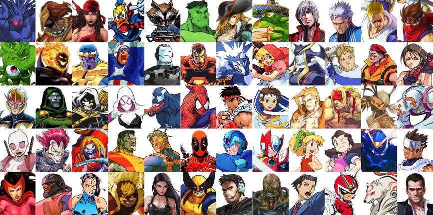 My Marvel vs. Capcom Roster by ShadowDeadpool100 on DeviantArt