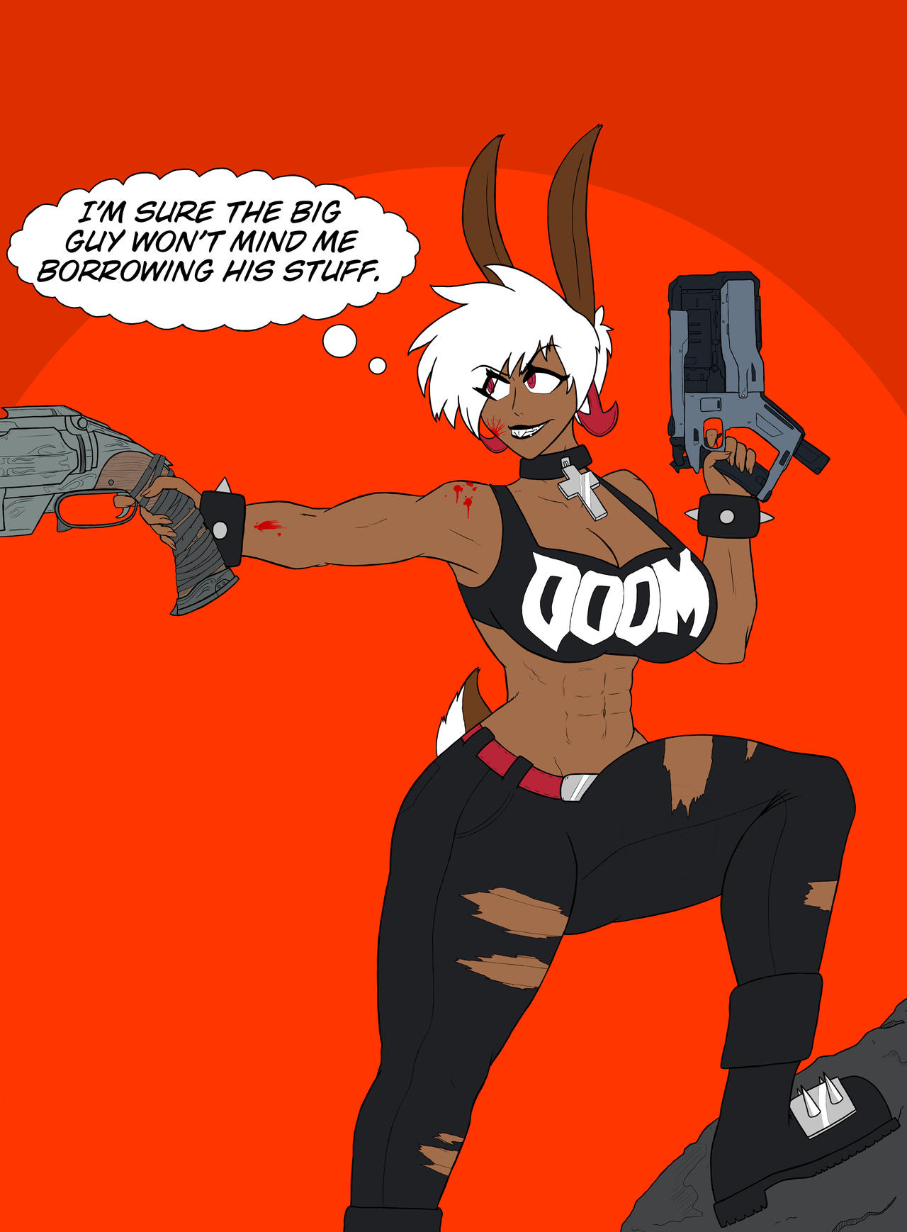 Doom Daisy (Color) by LowTierPleb on DeviantArt