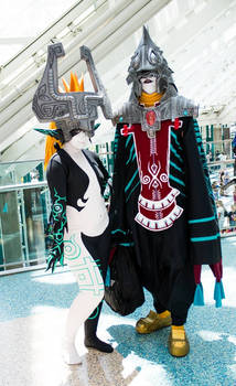 Midna and Zant at AX15