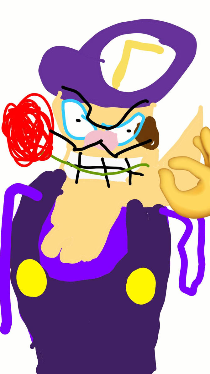 Waluigi Drawing by BigKolbe on DeviantArt