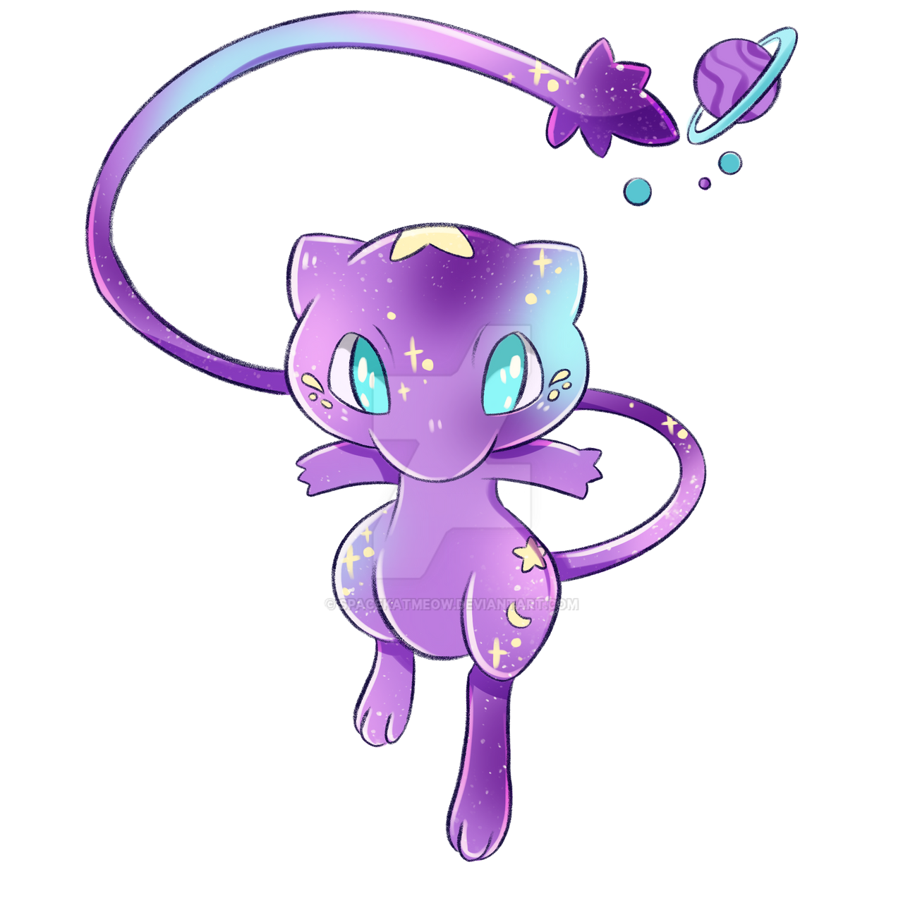 Galactic Meowl Cosmic Mew by Spacekatmeow on DeviantArt