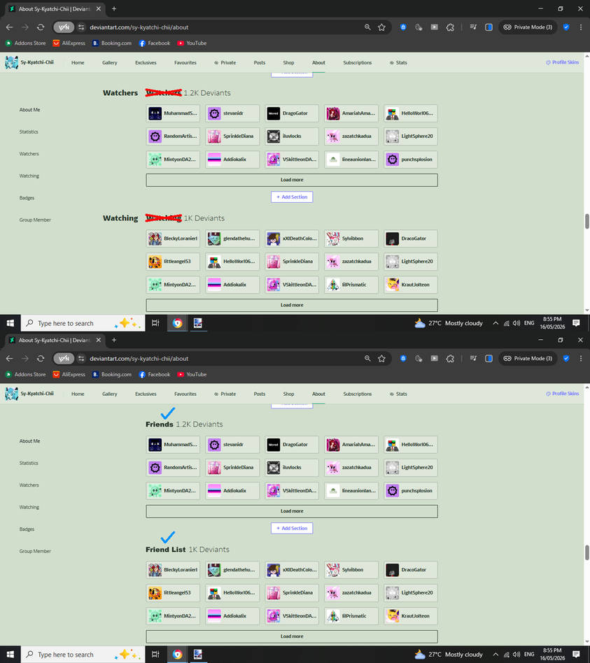 Deviantart should recommend to update this
