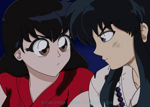 Inuyasha- Inukag scene redraw!