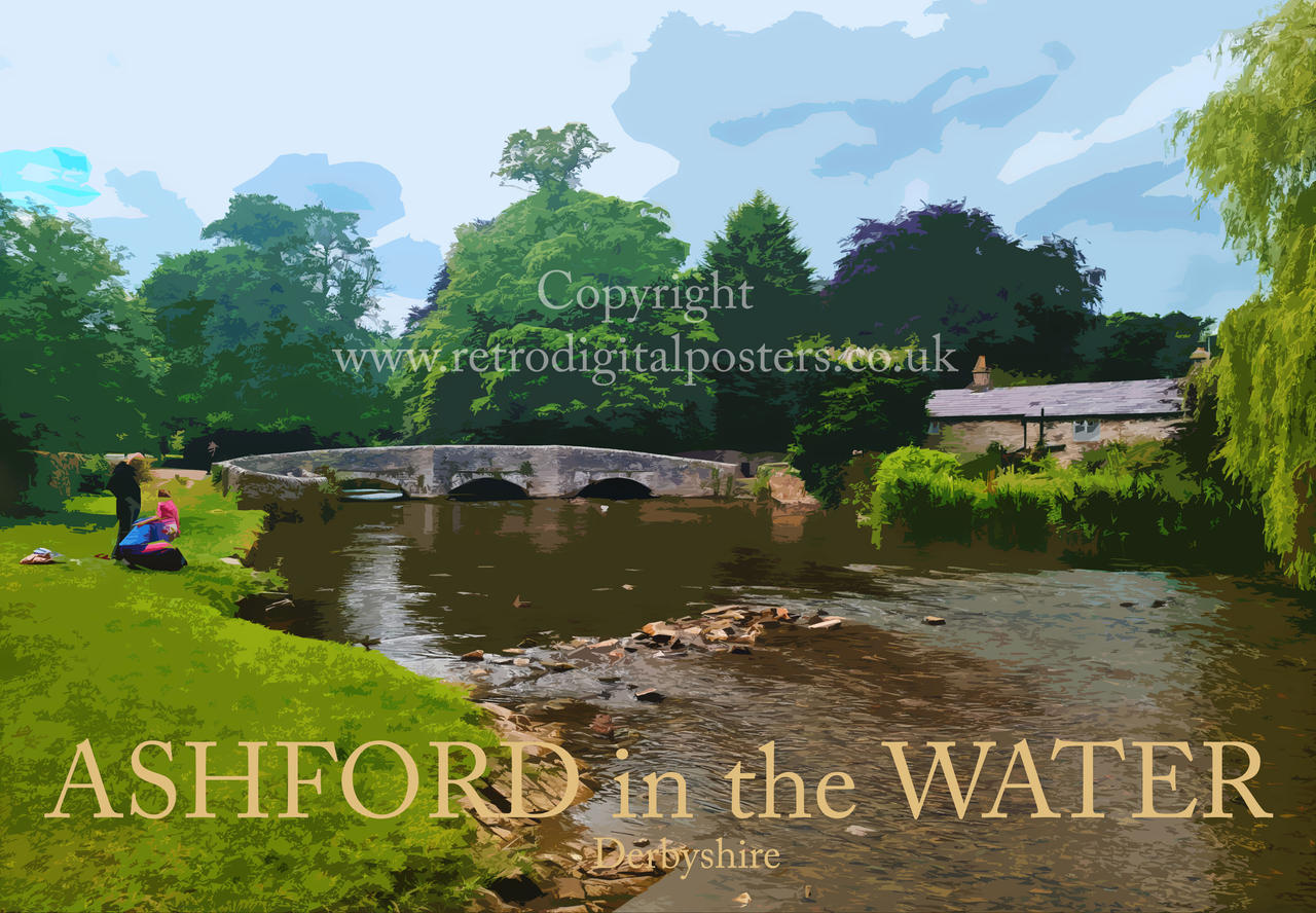 Ashford in the water By Retrodigitalposters On DeviantArt ashford-in-the-water-by-retrodigitalposters-on-deviantart