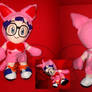 Arale pink cat plush version