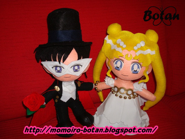 TuxedoKamen and Serenity plush