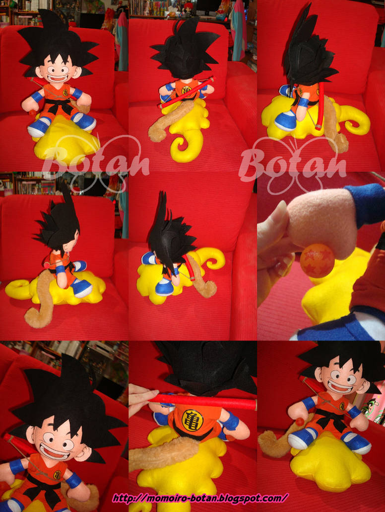 Boneco em Feltro - Goku (dragon Ball)