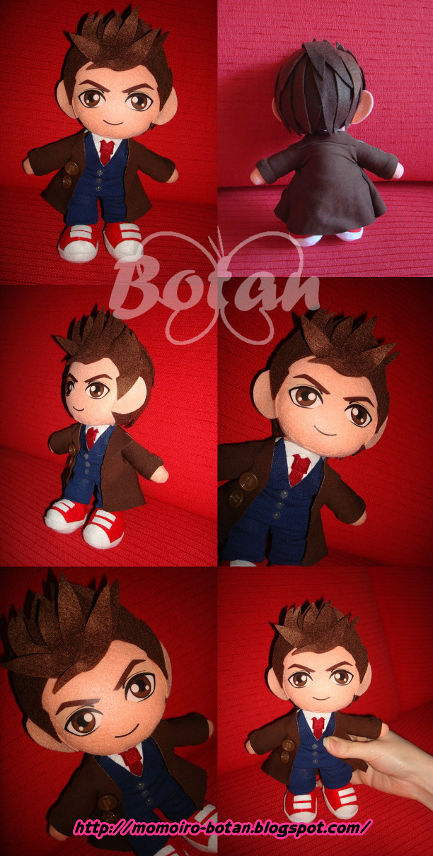 chibi Tenth Doctor plush version