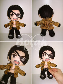 chibi Goro Majima plush version