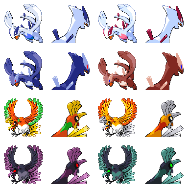 Pokemon Ho oh vs Lugia Shadow