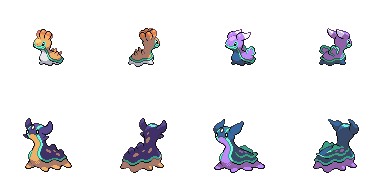 Shellos Gastrodon Shinies by TheAetherPlayer on DeviantArt