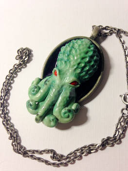 Cthulhu inspired necklace/pendant.