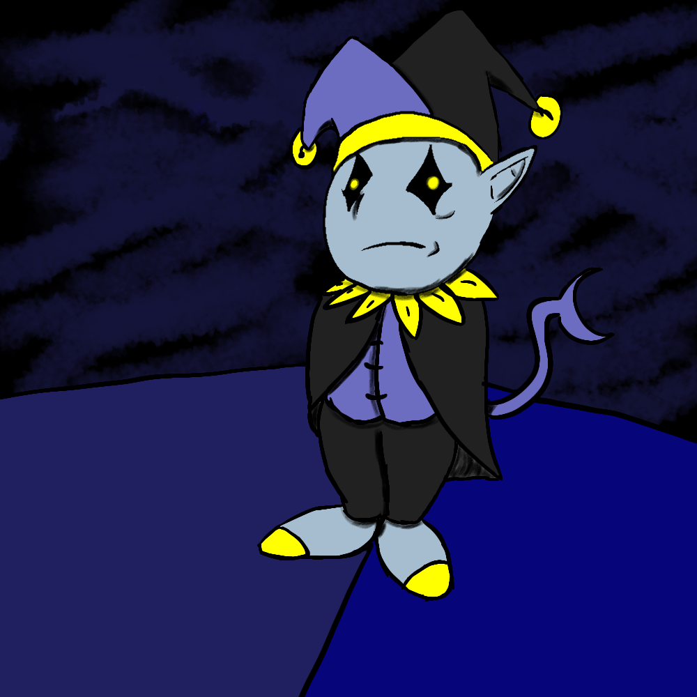 Jevil is disappointed in you by zguy2319 on DeviantArt