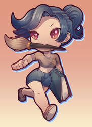 Paint Run Chibi