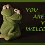 YOU ARE VERY WELCOME - FROGHUG