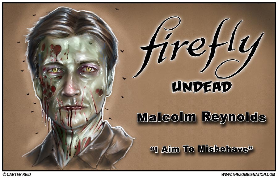 Malcolm Reynolds Zombified: Firefly Undead