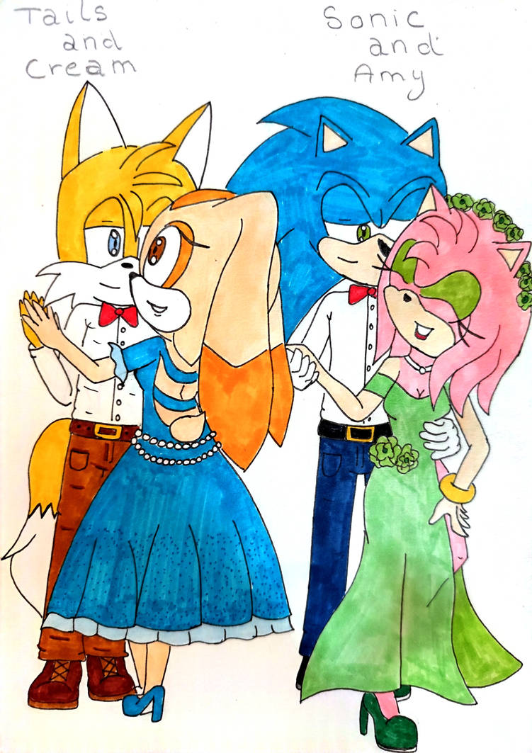 SonAmy and TailReam : dance party by AngelChao93 on DeviantArt