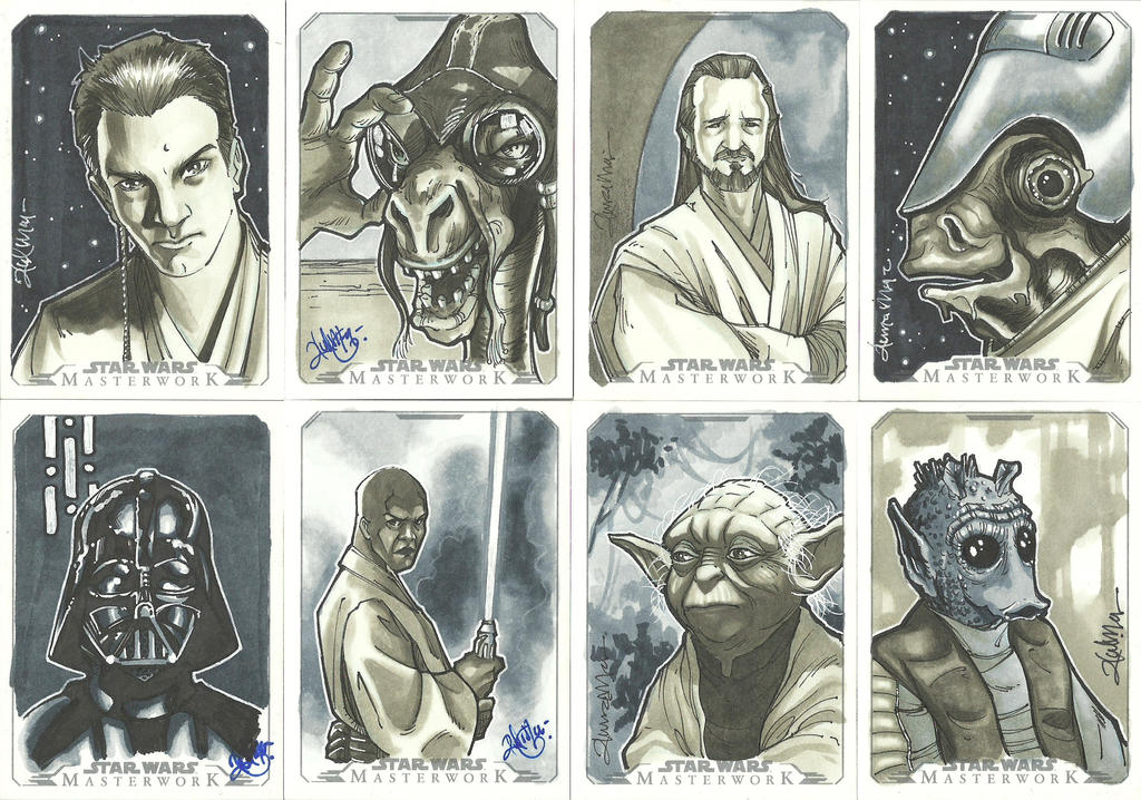 Topps Star Wars Masterwork Sketch Cards 1 by WISHKER on DeviantArt