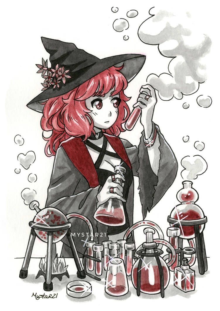 Scientist Witch by Mystar21 on DeviantArt
