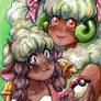 Wooloo and Whimsicott