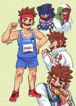 Mario Olympics sketches