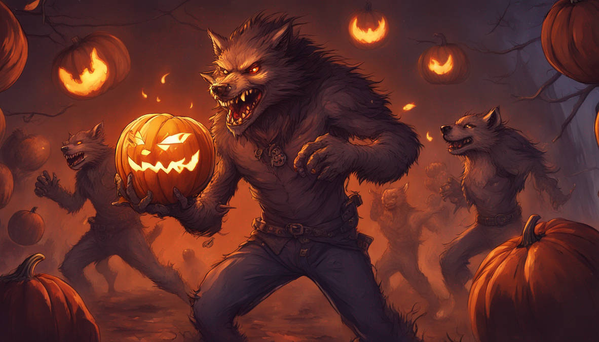Pumpkinpals Werewolves by CaffinatedWerewolf on DeviantArt