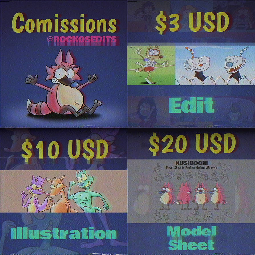 Rocko's Edits Commisions (OUTDATE) by LACardozaRojas on DeviantArt