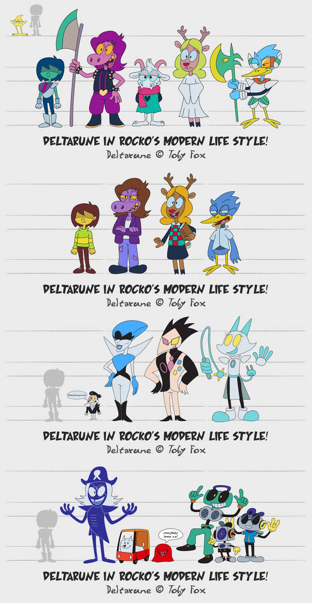 Deltarune Chapter 2 but in RML Style (Model Sheet) by LACardozaRojas on ...
