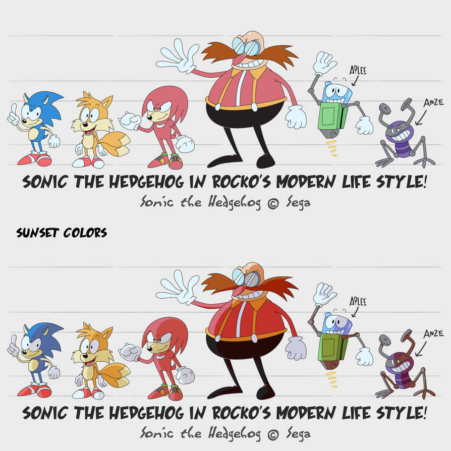 Sonic the Hedgehog but in RML Style (Model Sheet) by LACardozaRojas on ...