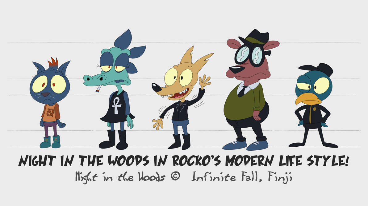 Night in the Woods (Model Sheet in RML style) by LACardozaRojas on ...
