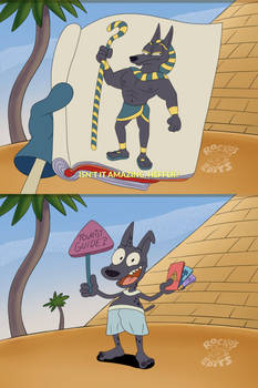 The episode Road Rash with Anubis