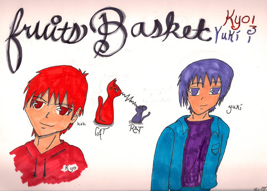 Kyo and Yuki of Fruits Basket