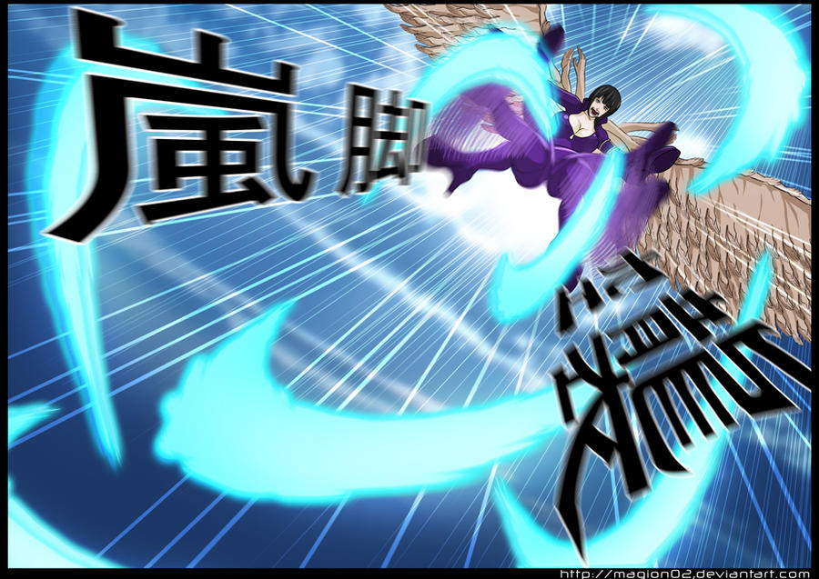 Rokushiki Robin action scene 1 Redux by Shinjojin on DeviantArt