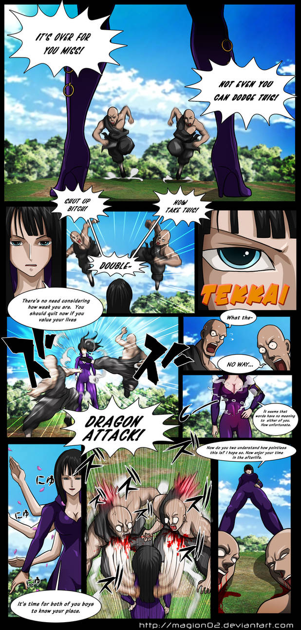 Rokushiki + Haki Robin action scene storyboard by Shinjojin on DeviantArt