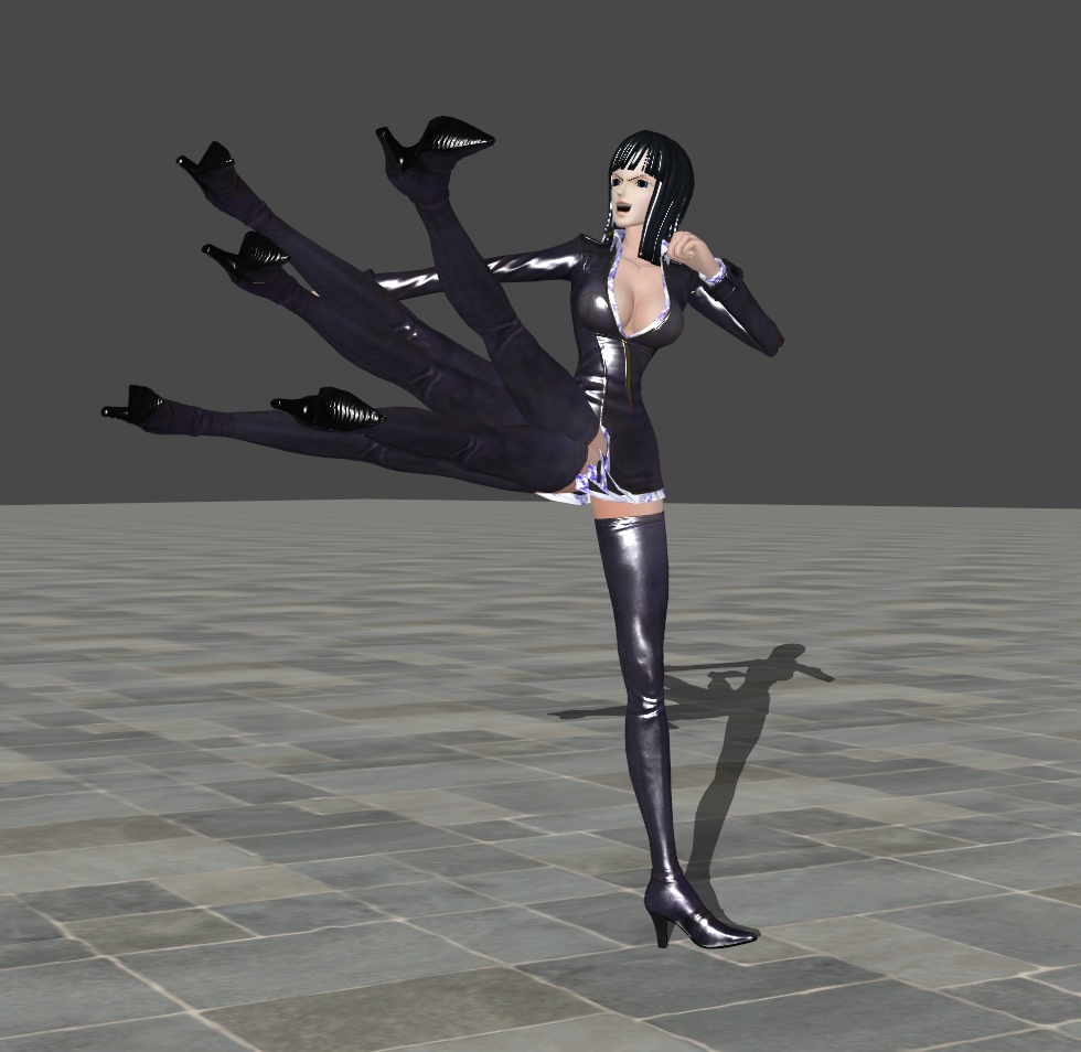 Nico Robin using Rankyaku!! by Shinjojin on DeviantArt