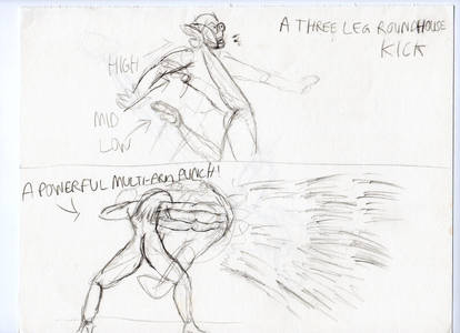 Rokushiki + Haki Robin action scene storyboard by Shinjojin on DeviantArt