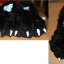 Black Feet Paws w -Claws