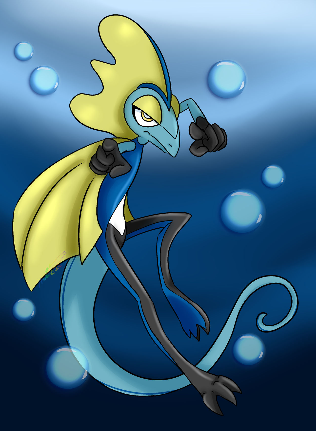 Commission - Inteleon by YenriStar on DeviantArt