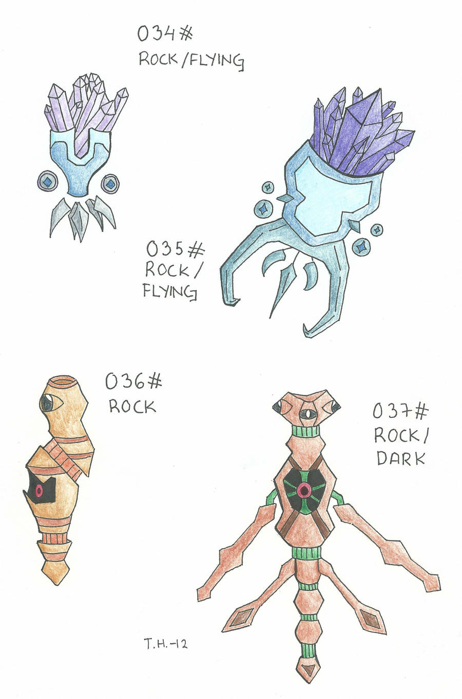 Relic Fakemon Levitating crystal fakemon and ceremony fakemon by soraFIN on DeviantArt