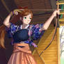 Manga Illustration - Kyudo Girl