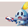 Sobble used Watergun