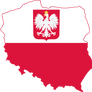 Flag map of Poland