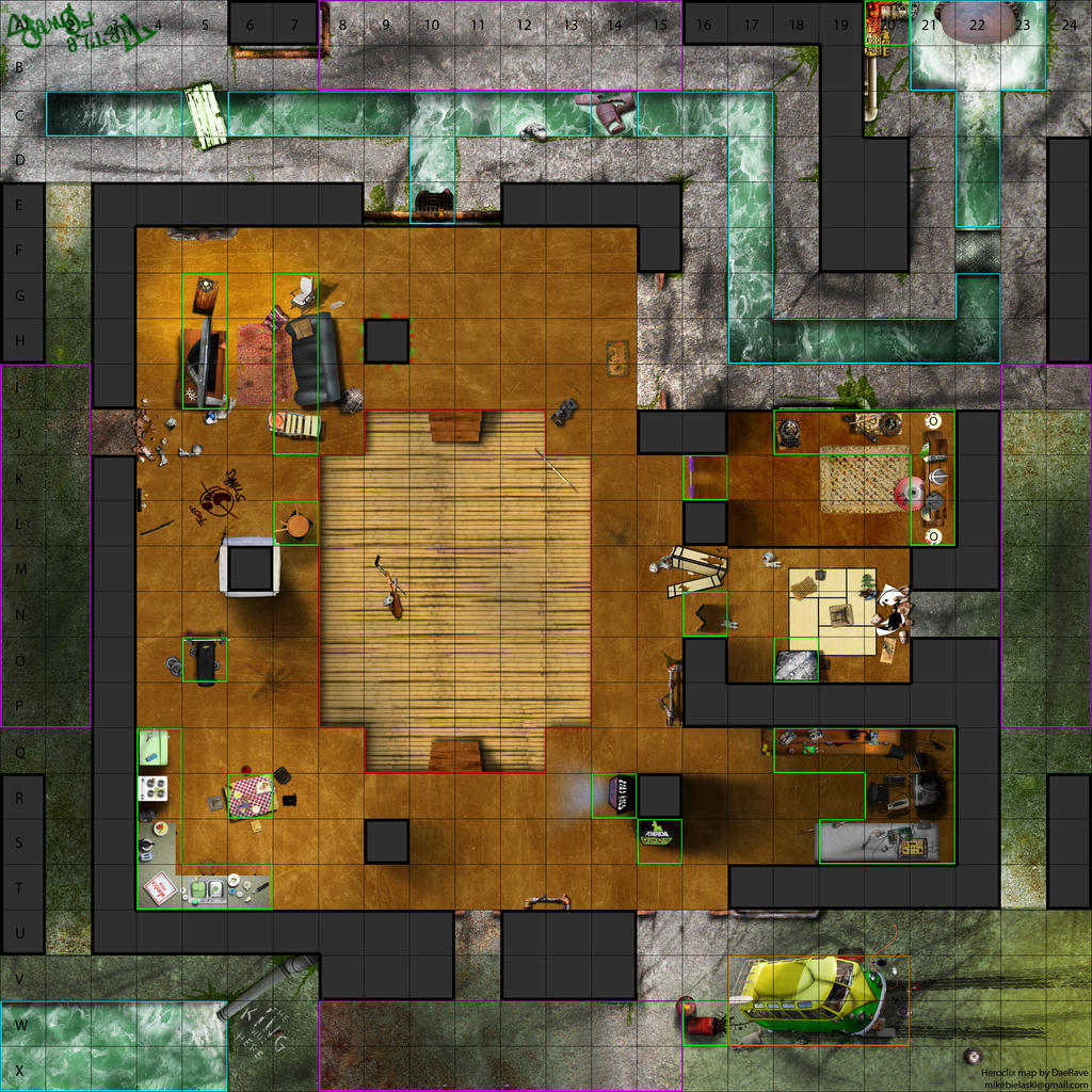 TMNT Heroclix Map By Daerave On DeviantArt